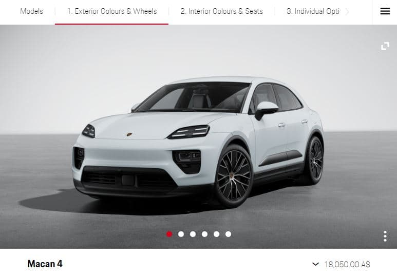 Porsche Macan EV with options