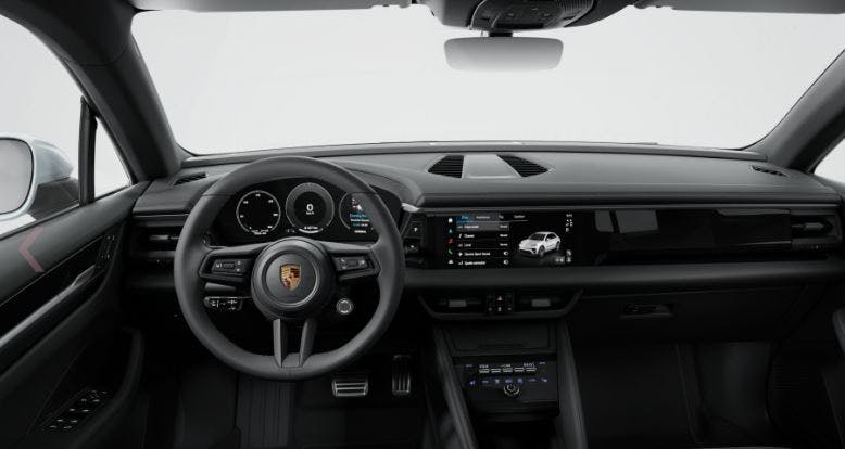 Configuring interior options for Porsche Macan EV